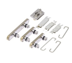 Hard Buttons (Power / Volume / Switch) Compatible For iPhone 13 Pro / 13 Pro Max (Gold)
