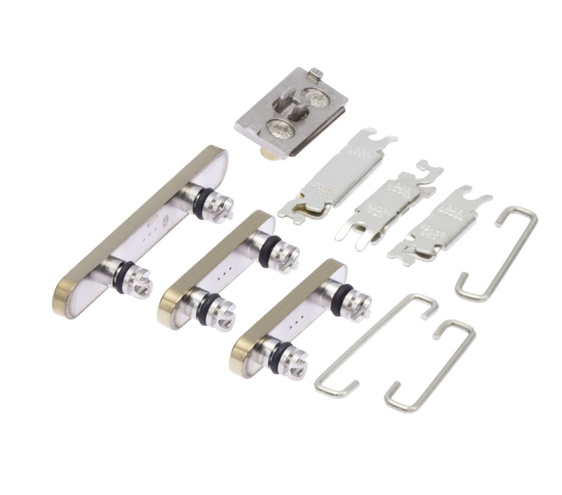 Hard Buttons (Power / Volume / Switch) Compatible For iPhone 13 Pro / 13 Pro Max (Gold)
