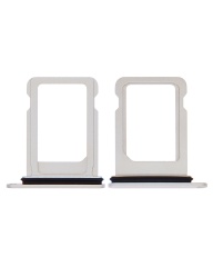 Single Sim Card Tray Compatible For iPhone 12 Mini / 13 Mini (White)
