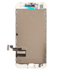 LCD Assembly With Steel Plate Compatible For iPhone 7 (Aftermarket Pro: XO7 Incell) (White)