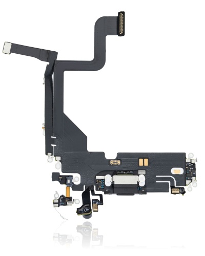 Charging Port Flex Cable Compatible For iPhone 13 Pro (Premium) (Graphite)