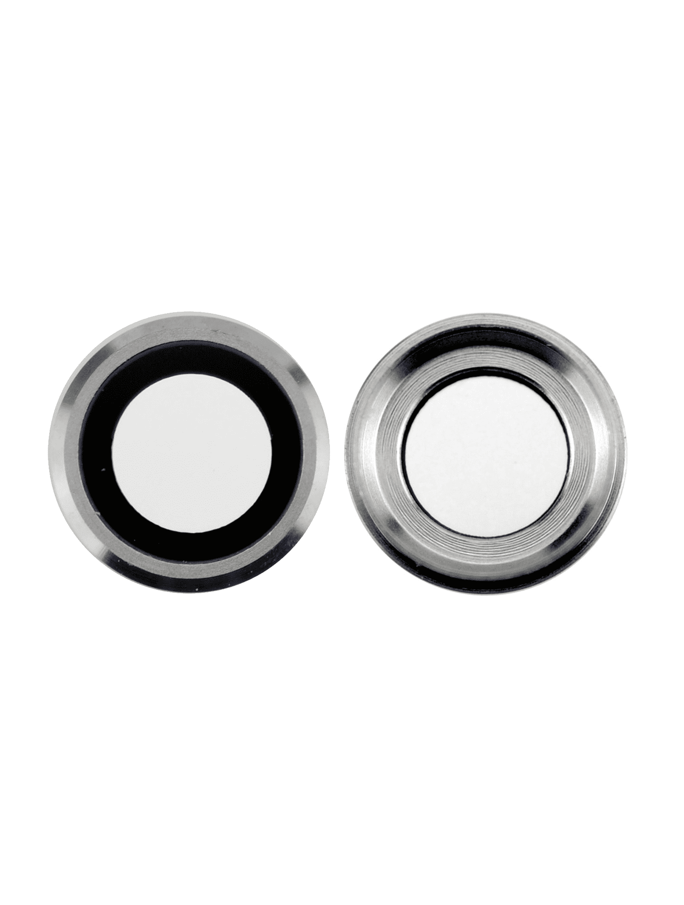 Back Camera Lens Compatible For iPhone 6 Plus / 6S Plus (Silver) (10 Pack) (Real Sapphire l Premium)