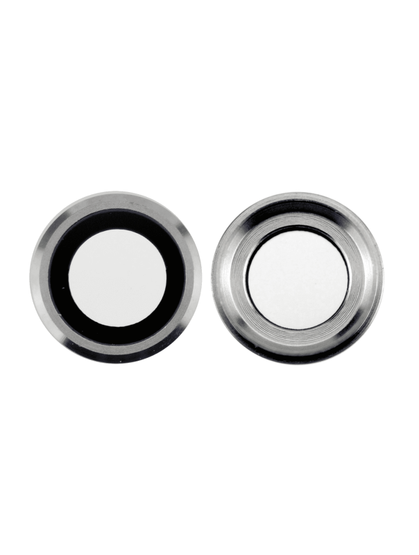 Back Camera Lens Compatible For iPhone 6 Plus / 6S Plus (Silver) (10 Pack) (Real Sapphire l Premium)