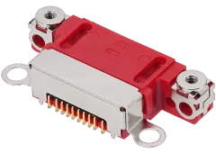 Charging Port Only Compatible For iPhone 14 / 14 Plus (Red) (10 Pack)