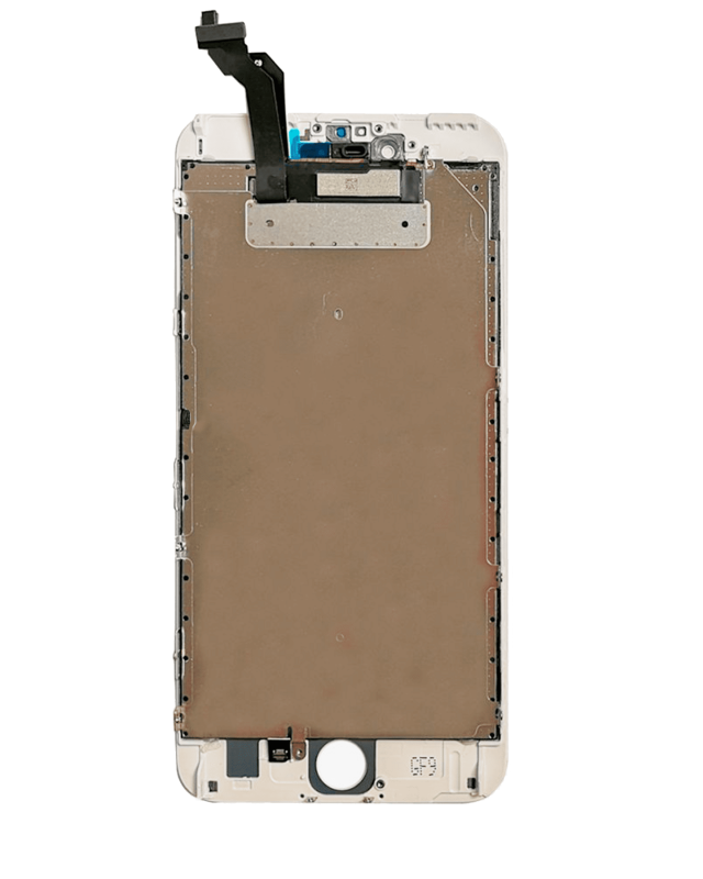 LCD Assembly With Steel Plate Compatible For iPhone 6S Plus (Aftermarket: AQ7) (White)
