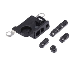 Loudspeaker / Mic Mesh Compatible For iPhone 11 Pro (Black) (10 Pack)