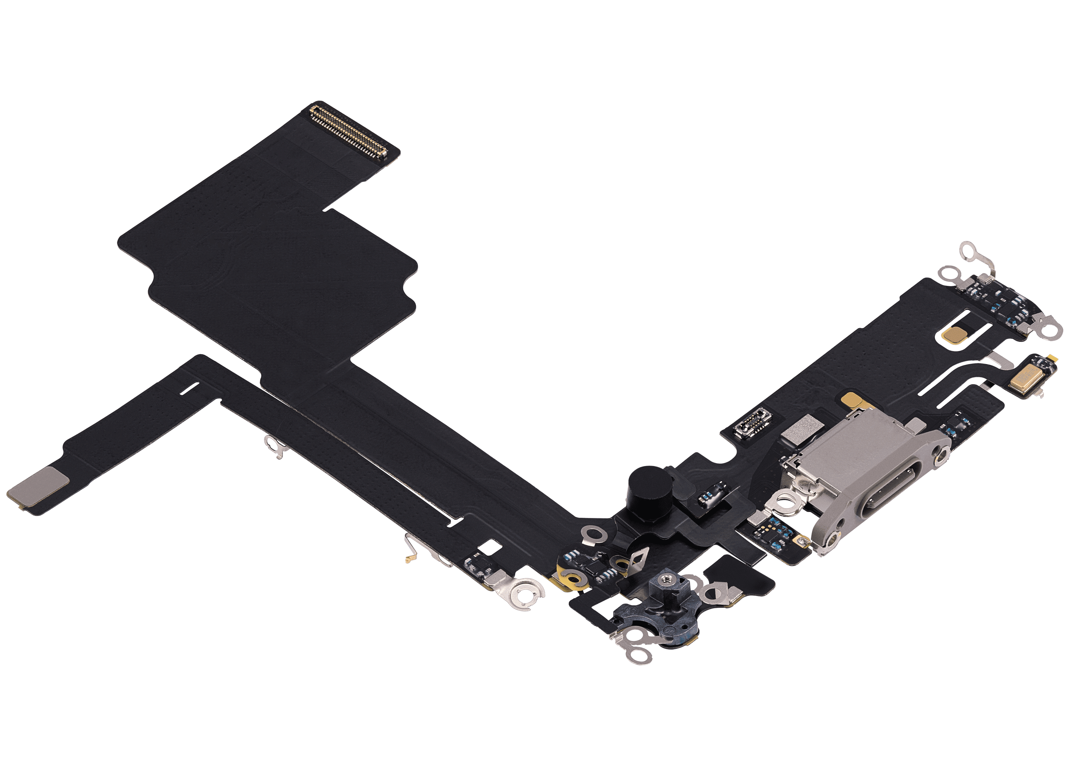 Charging Port Flex Cable Compatible For iPhone 15 Pro (Premium) (Natural Titanium)