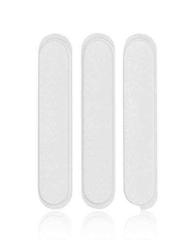 Hard Buttons Set (Power / Volume) Compatible For iPad Pro 10.5" / iPad Air 3 / Mini 5 / iPad Pro 12.9" 2nd Gen (2017) (Silver)
