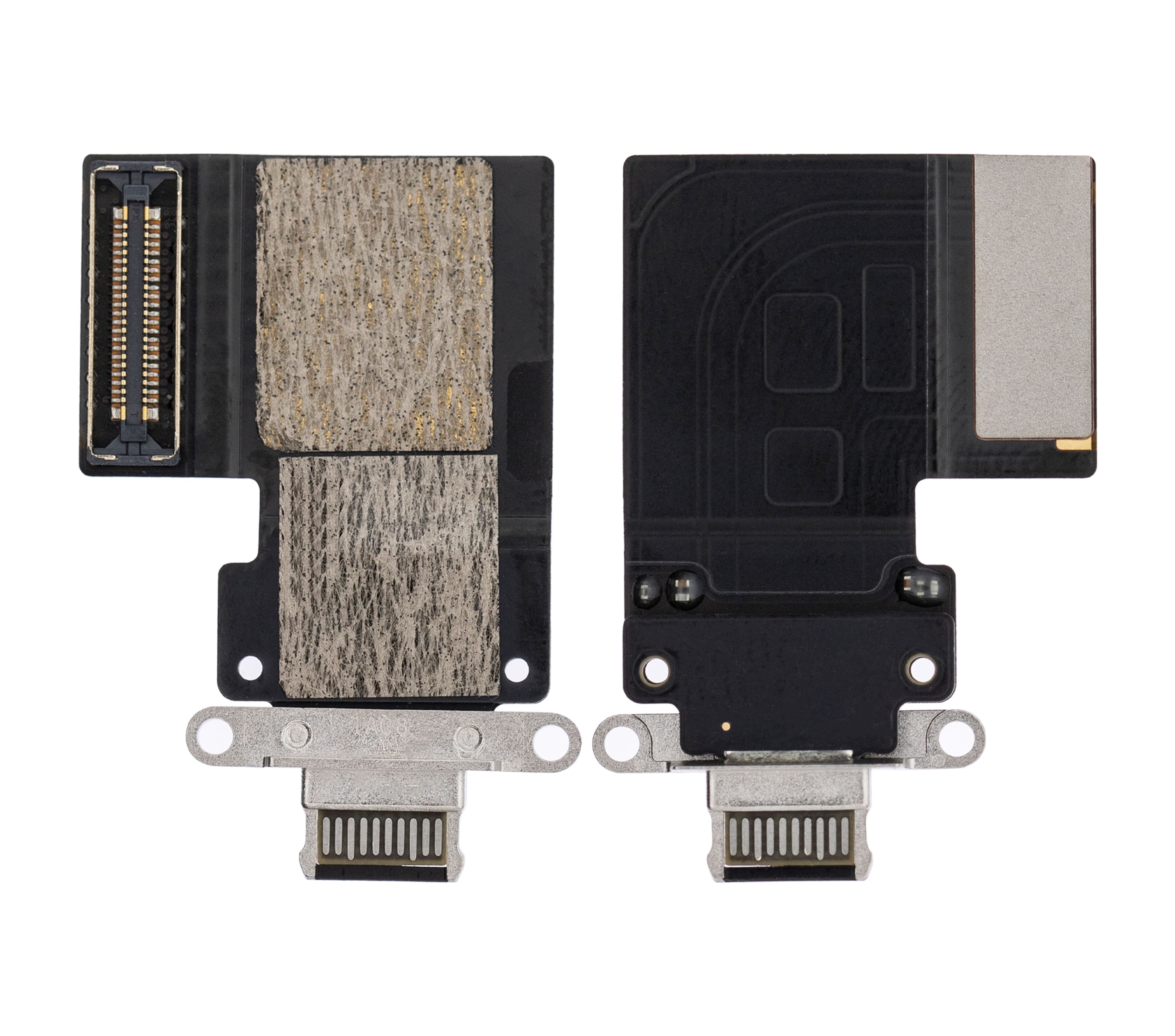 Charging Port Flex Cable Compatible For iPad Pro 12.9" 3rd Gen (2018) / 4th Gen (2020) / iPad Pro 11" 1st Gen (2018) / Pro 11" 2nd Gen (2020) (Premium) (Black)