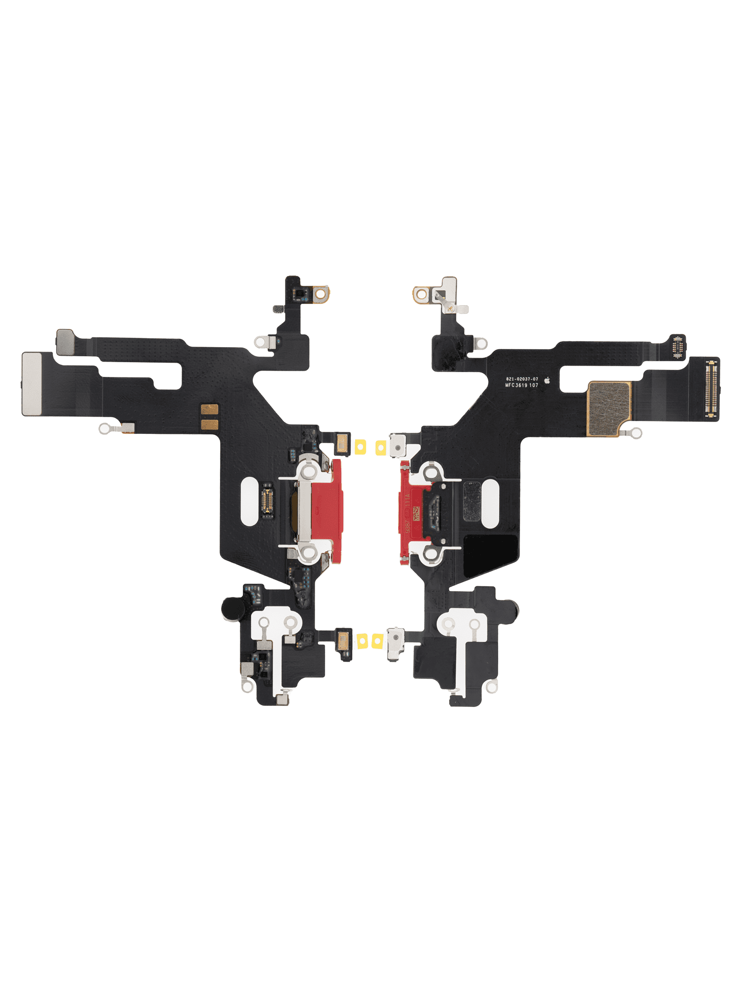 Charging Port Flex Cable Compatible For iPhone 11 (Premium) (Red)