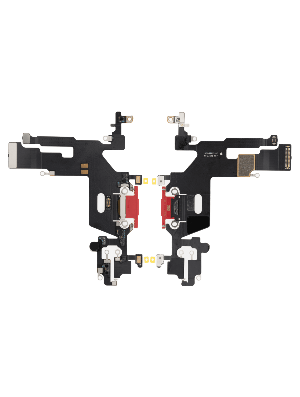 Charging Port Flex Cable Compatible For iPhone 11 (Premium) (Red)