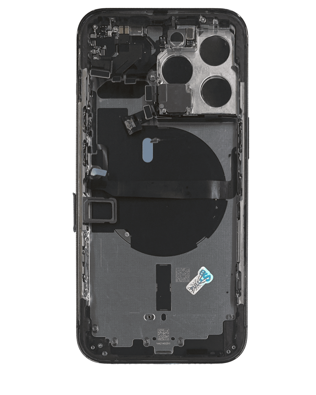 Back Housing W/ Small Components Pre-Installed Compatible For iPhone 13 Pro (US Version) (Used OEM Pull: Grade B) (Graphite)
