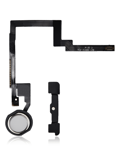 Home Button With Flex Compatible For iPad Mini 3 (White)