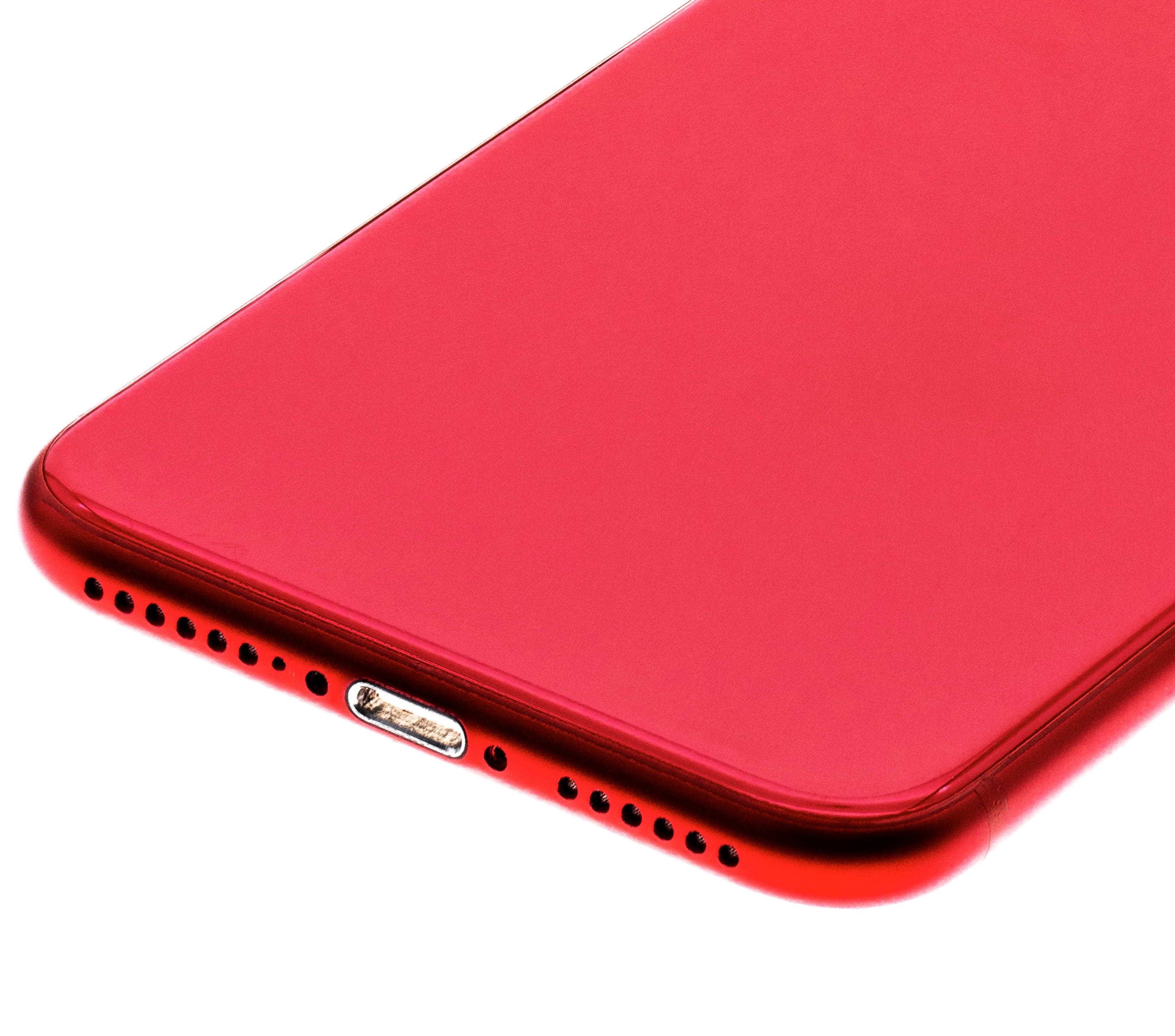 Back Housing W/ Small Components Pre-Installed Compatible For iPhone SE (2020) (Used OEM Pull: Grade C) (Red)