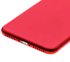 Back Housing W/ Small Components Pre-Installed Compatible For iPhone SE (2020) (Used OEM Pull: Grade C) (Red)