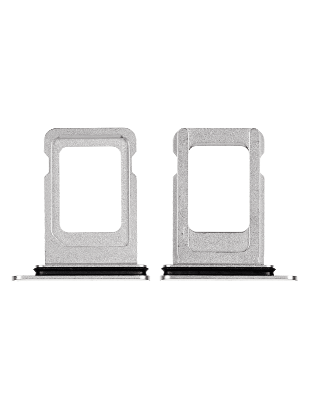 Single Sim Card Tray Compatible For iPhone 11 Pro / 11 Pro Max (Silver)