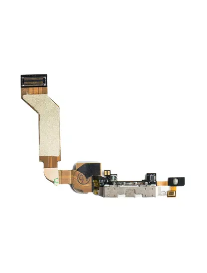 Charging Port Cable Compatible For iPhone 4S (White)