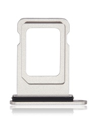 Dual Sim Card Tray Compatible For iPhone 14 / 14 Plus (Starlight)