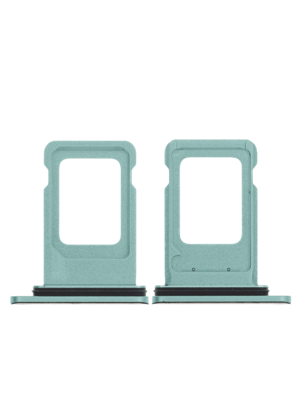 Single Sim Card Tray Compatible For iPhone 11 (Green)