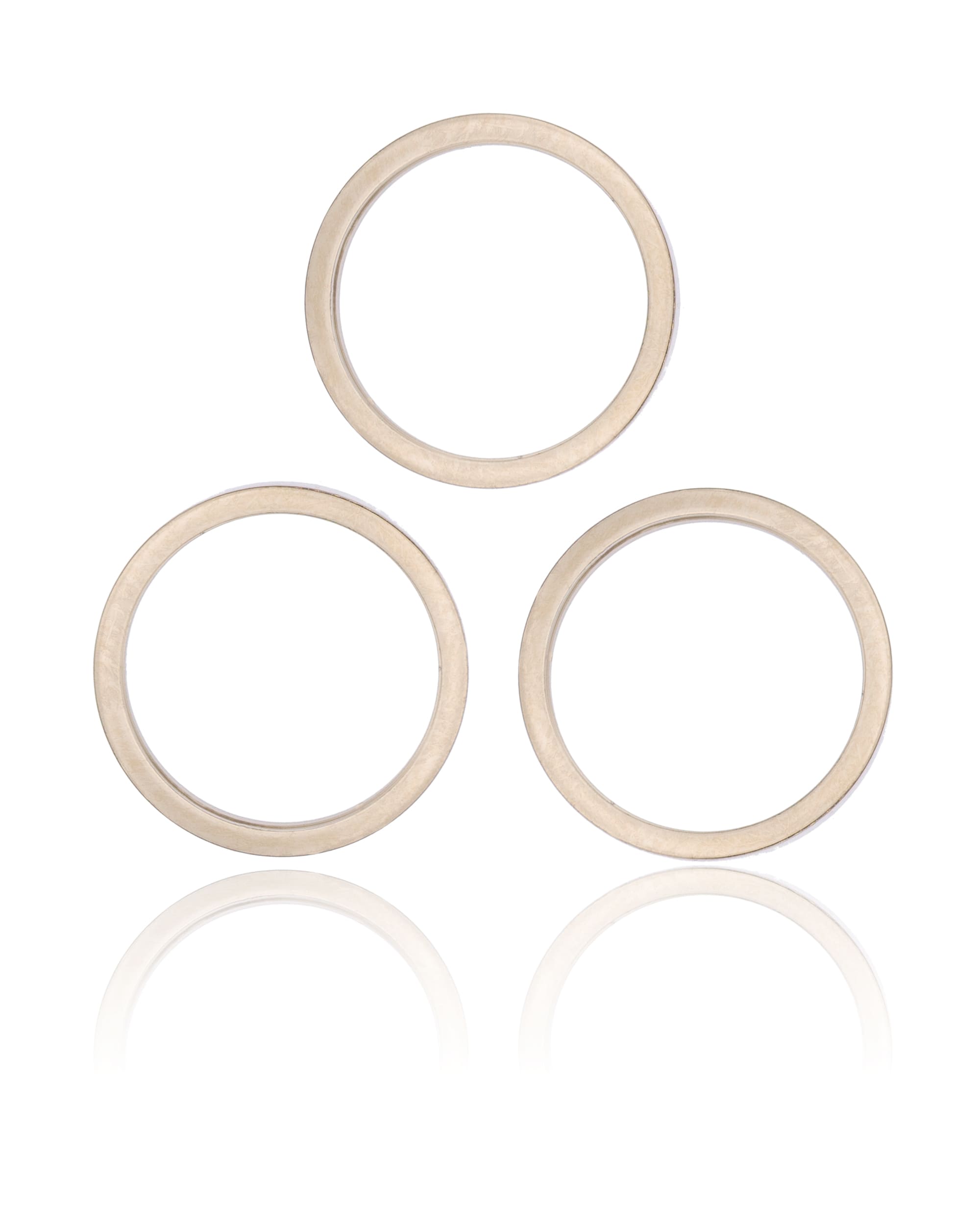 Back Camera Bezel Ring Only Compatible For iPhone 13 Pro / 13 Pro Max (Gold) (3 Piece Set)