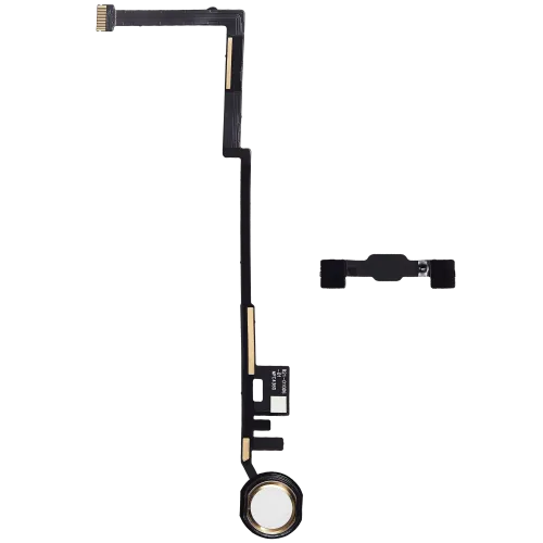 Home Button Flex Cable Compatible For iPad 5 (2017) / iPad 6 (2018) (Aftermarket Plus) (Gold)