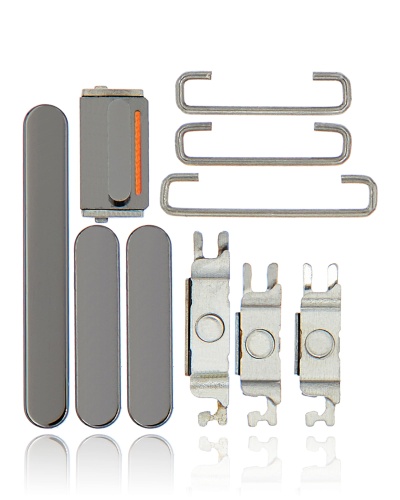 Hard Buttons (Power / Volume / Switch) Compatible For iPhone 12 Pro / 12 Pro Max (Graphite)