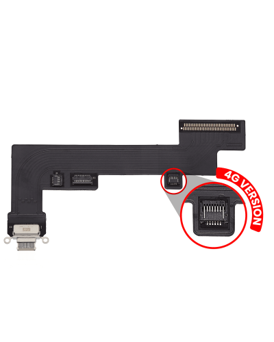 Charging Port Flex Cable Compatible For iPad Air 4 (4G Version) (Aftermarket Plus) (Green)