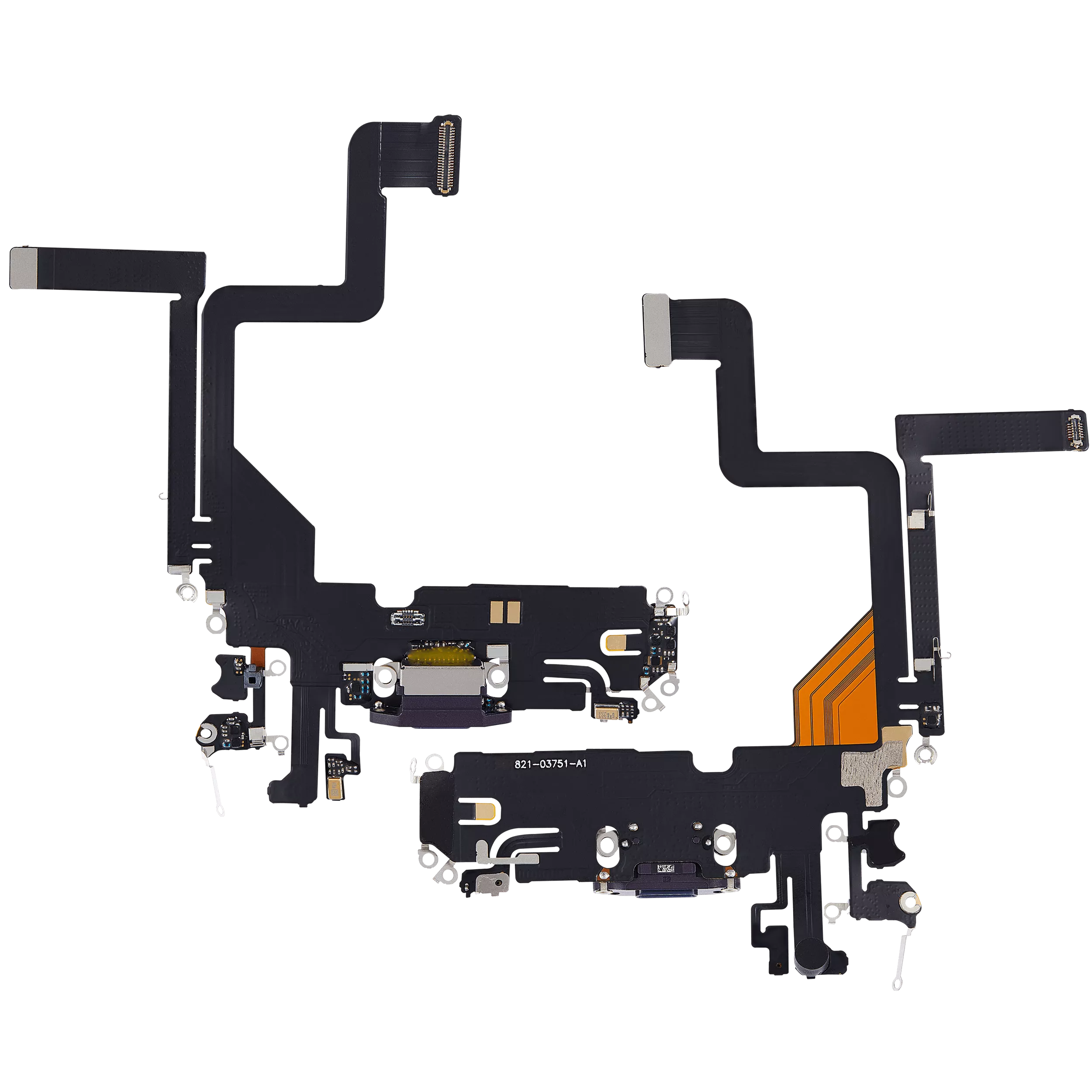 Charging Port Flex Cable Compatible For iPhone 14 Pro (Aftermarket Plus) (Deep Purple)
