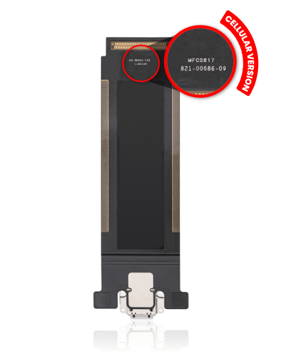Charging Port Flex Cable Compatible For iPad Pro 12.9" 2nd Gen (2017) (Cellular Version) (Silver / Gold)