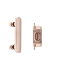 Hard Buttons (Power / Volume / Switch) Compatible For iPhone 7 Plus (Rose Gold)
