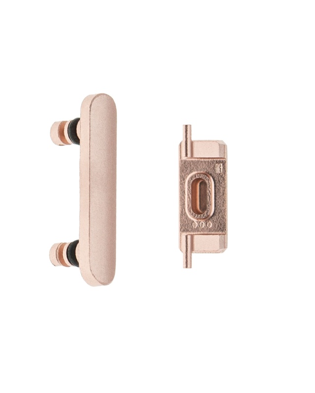 Hard Buttons (Power / Volume / Switch) Compatible For iPhone 7 Plus (Rose Gold)