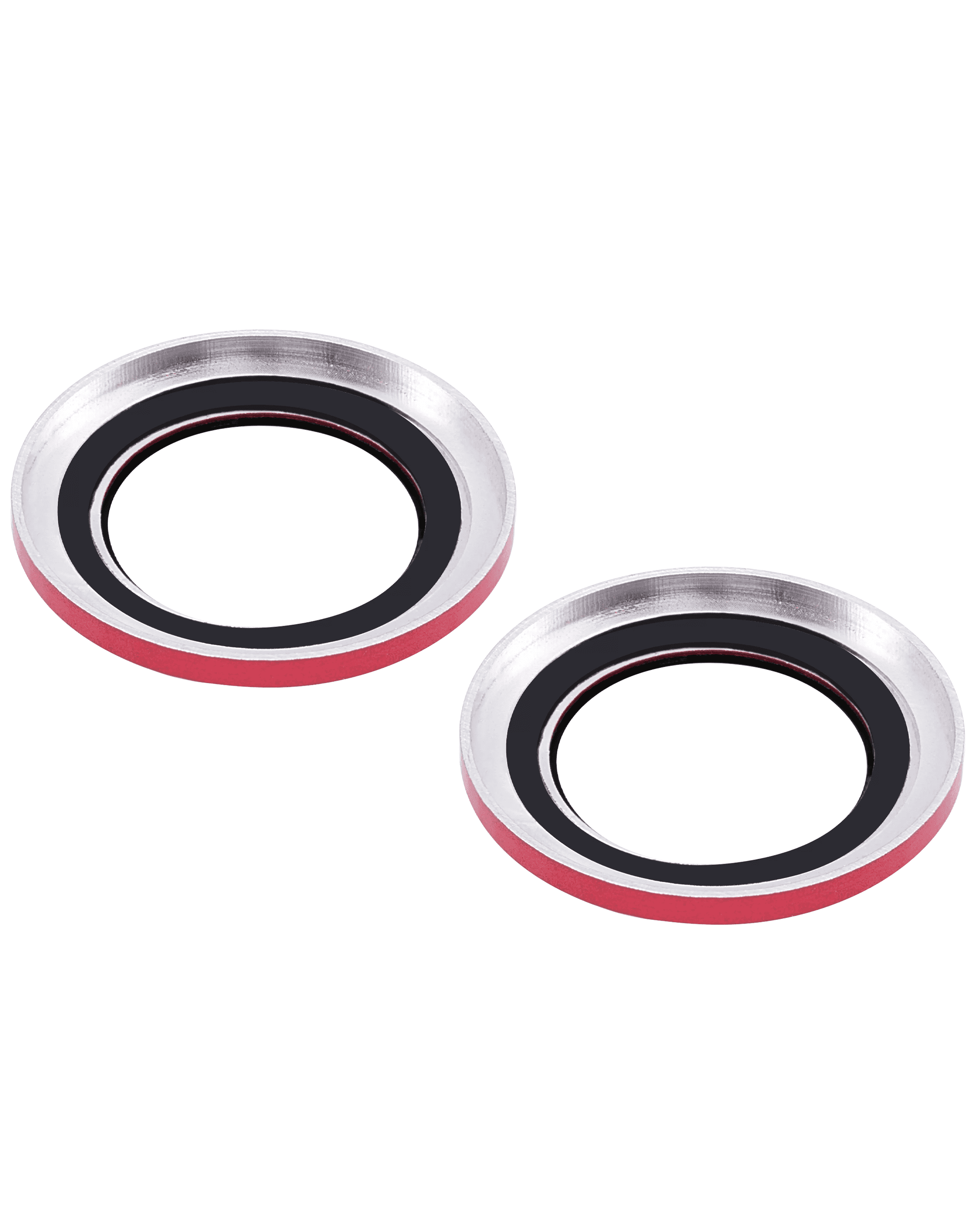 Casper Camera Lens Protector Compatible For iPhone 13 / 13 Mini (Red) (Clear)