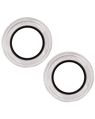 Casper Camera Lens Protector Compatible For iPhone 15 / 15 Plus (blue) (Clear)
