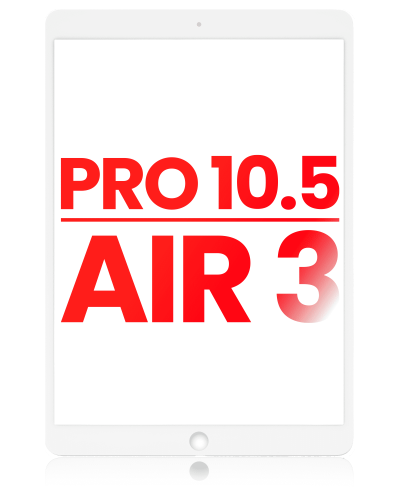 Front Glass Only Compatible For iPad Pro 10.5" / iPad Air 3 (White) (Glass Separation Required)