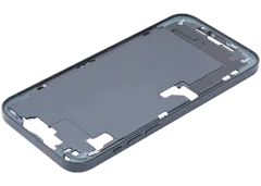 Mid-Frame Housing With Power And Volume Button Compatible For iPhone 14 Plus (US Version) (Used OEM Pull: Grade C) (Midnight)
