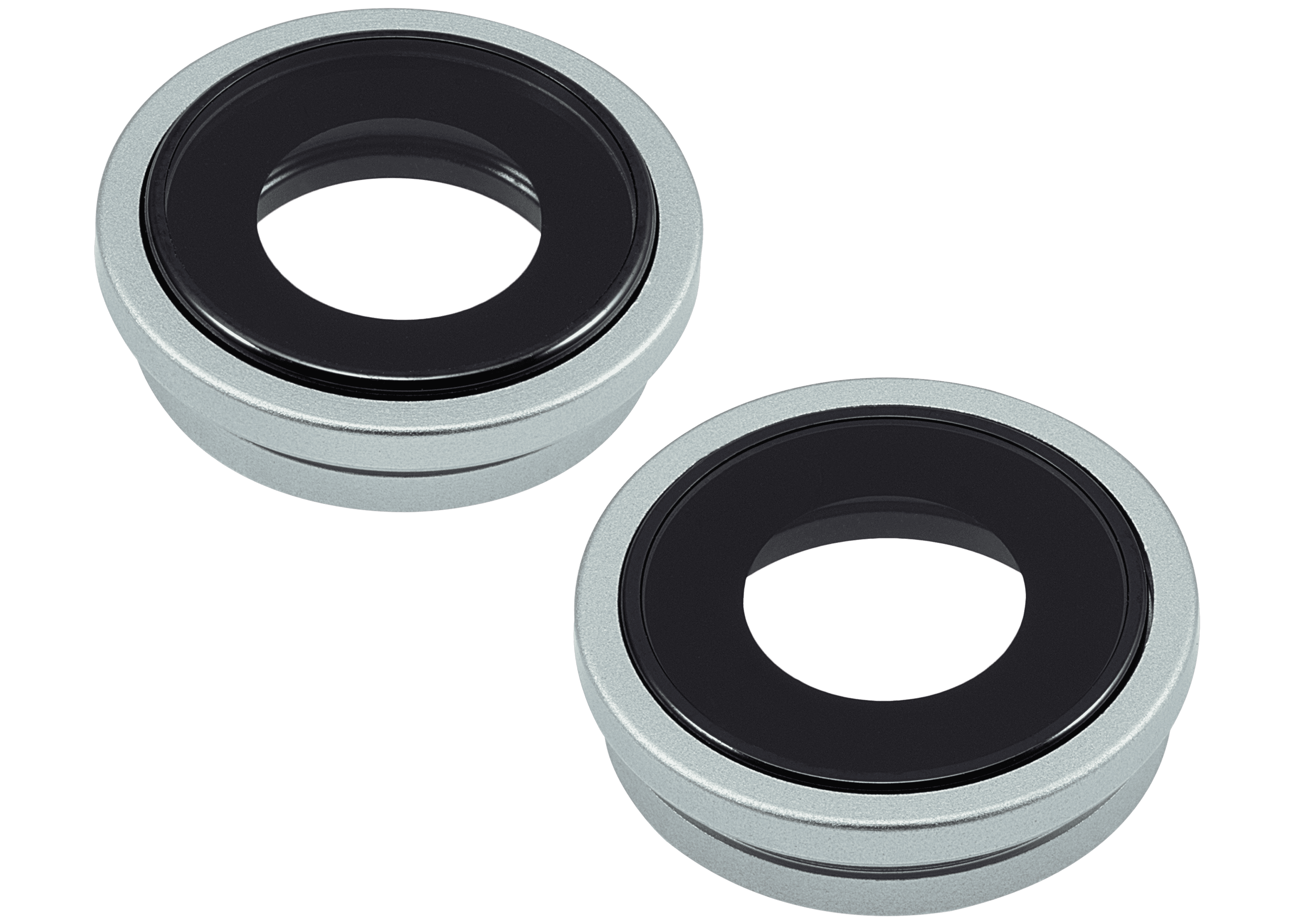 Back Camera Lens With Bracket & Bezel Compatible For iPhone 15 / 15 Plus (2 Piece Set) (Premium) (Green)