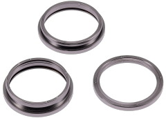 Back Camera Bezel Ring Only Compatible For iPhone 15 Pro (Natural Titanium) (3 Piece Set)