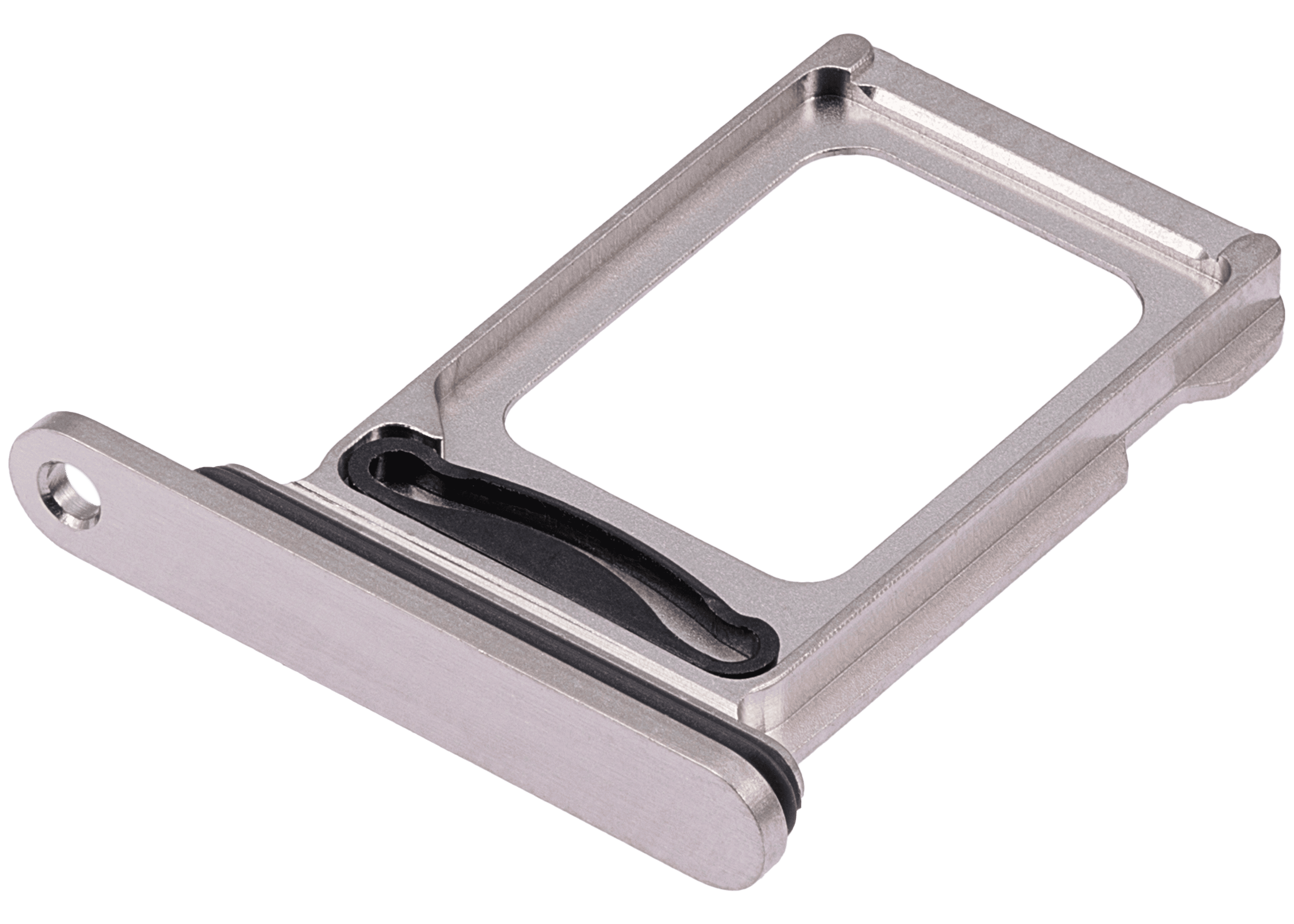 Dual Sim Card Tray Compatible For iPhone 15 Pro / 15 Pro Max (White Titanium)
