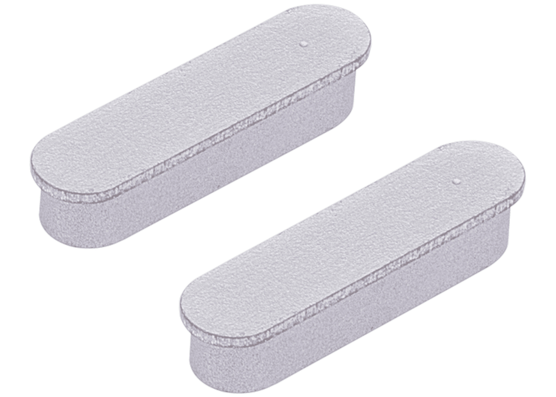 Hard Buttons (Volume) Compatible For iPad 10 (2022) (Silver)
