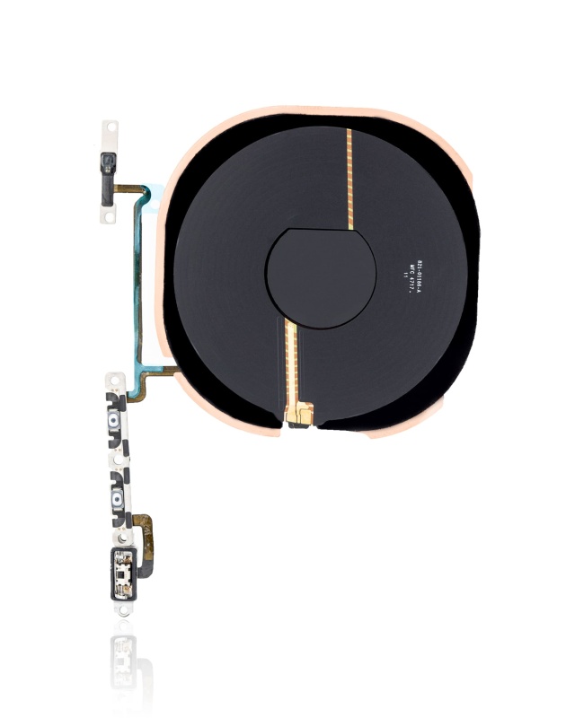 Wireless NFC Charging Flex With Power & Volume Flex Pre-Installed Compatible For iPhone X