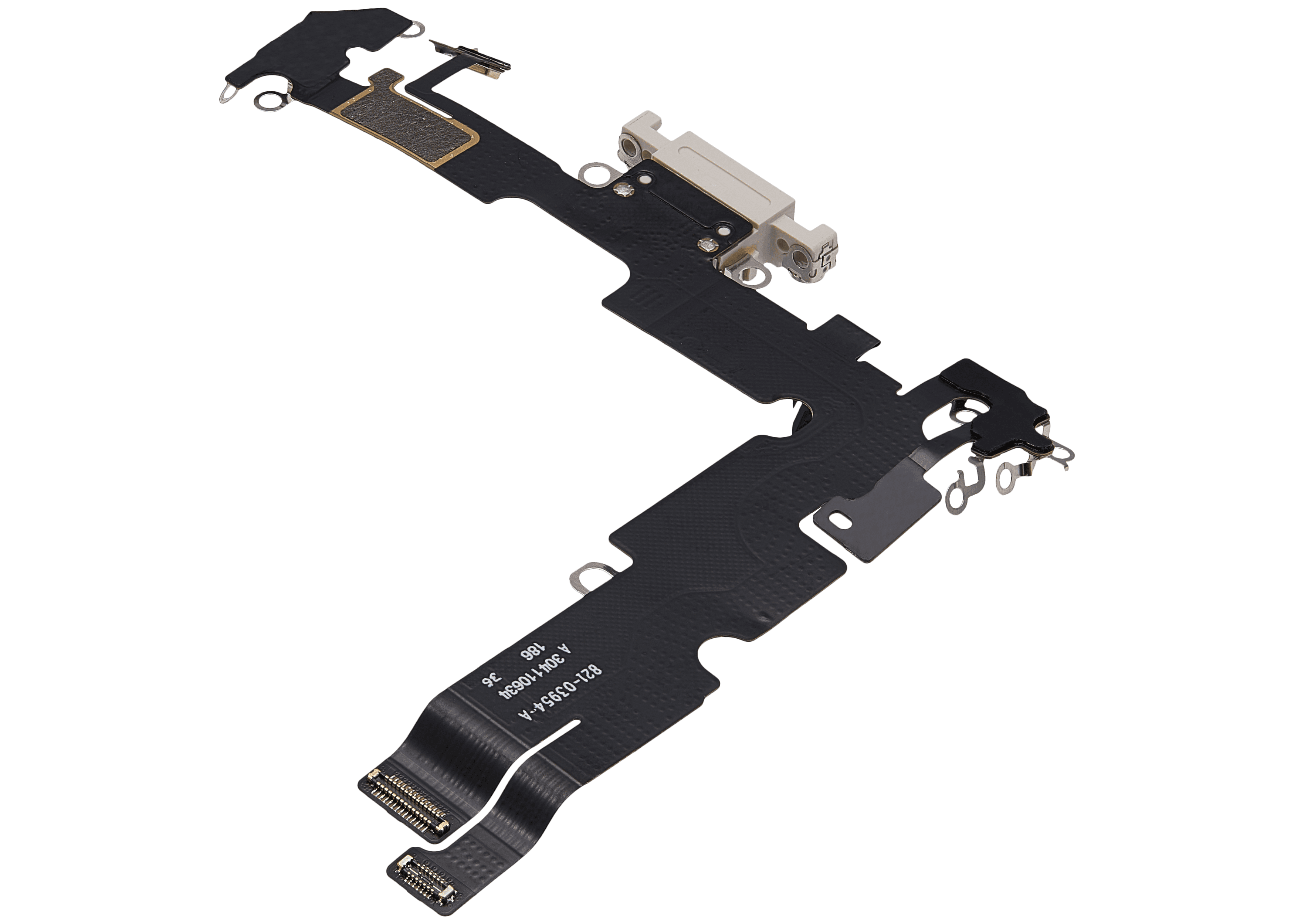 Charging Port Flex Cable Compatible For iPhone 14 Plus (Used OEM Pull) (Starlight)