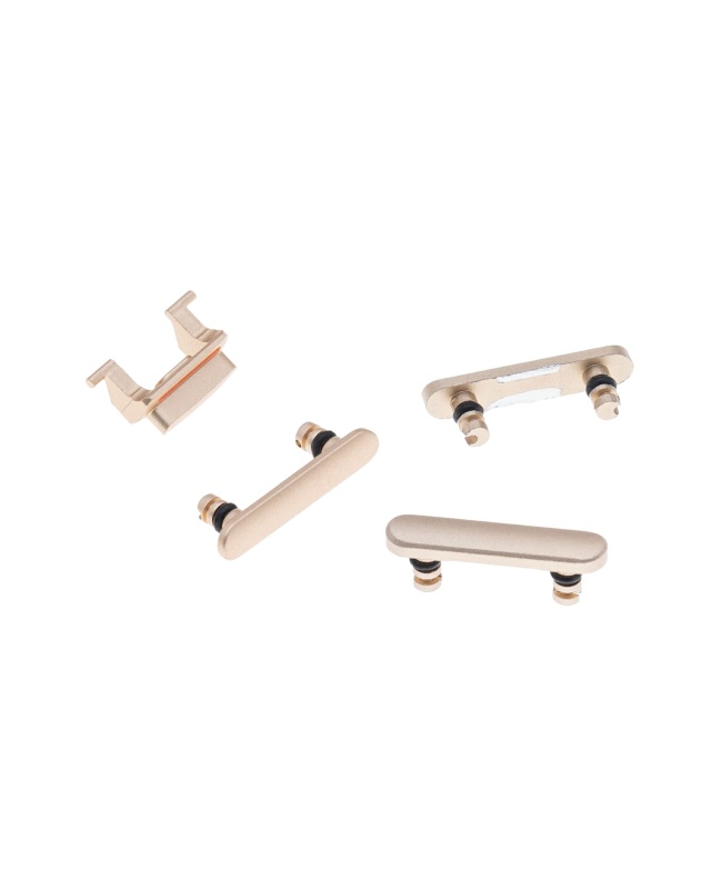 Hard Buttons (Power / Volume / Switch) Compatible For iPhone 7 Plus (Gold)