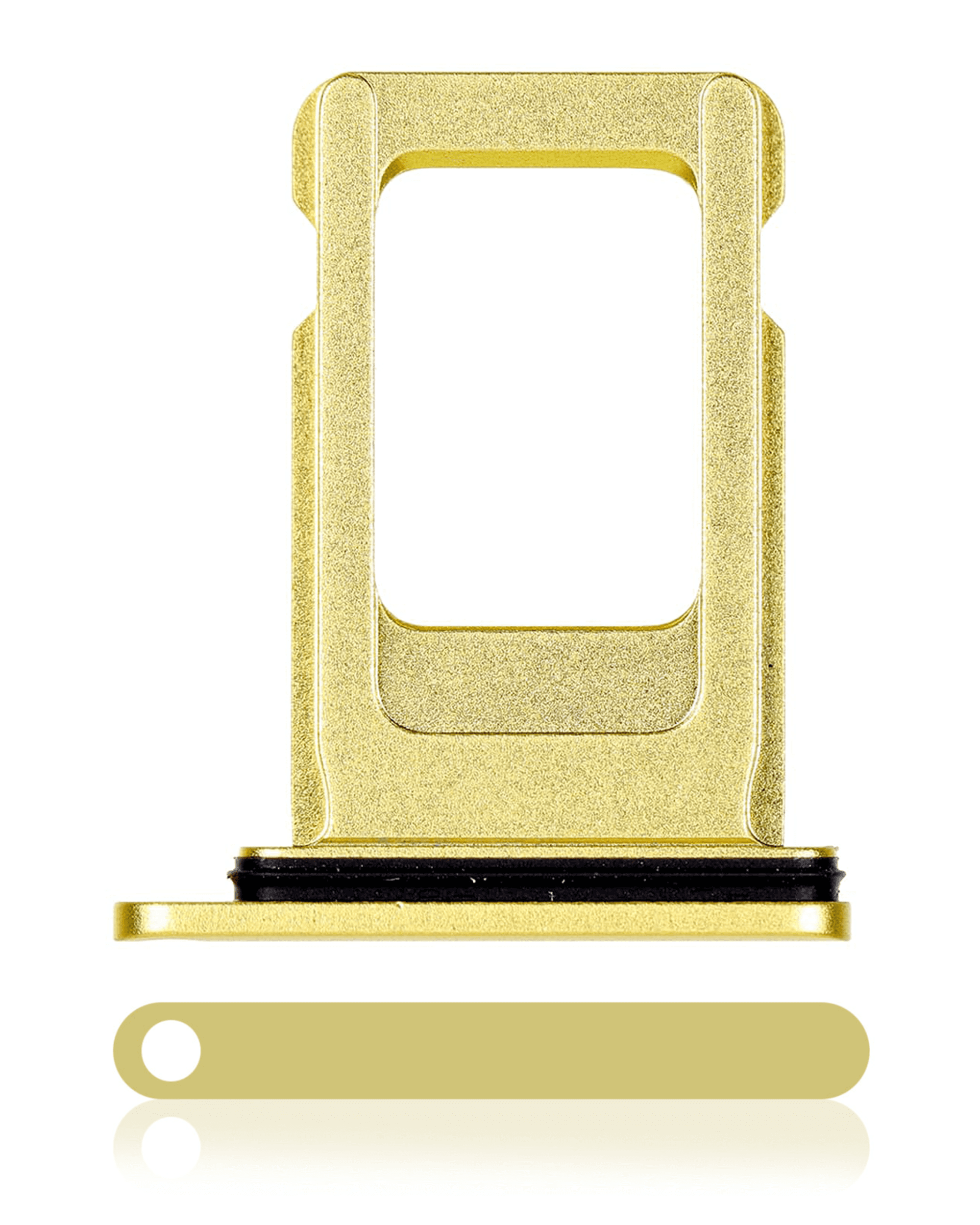 Single Sim Card Tray Compatible For iPhone 11 (Yellow)
