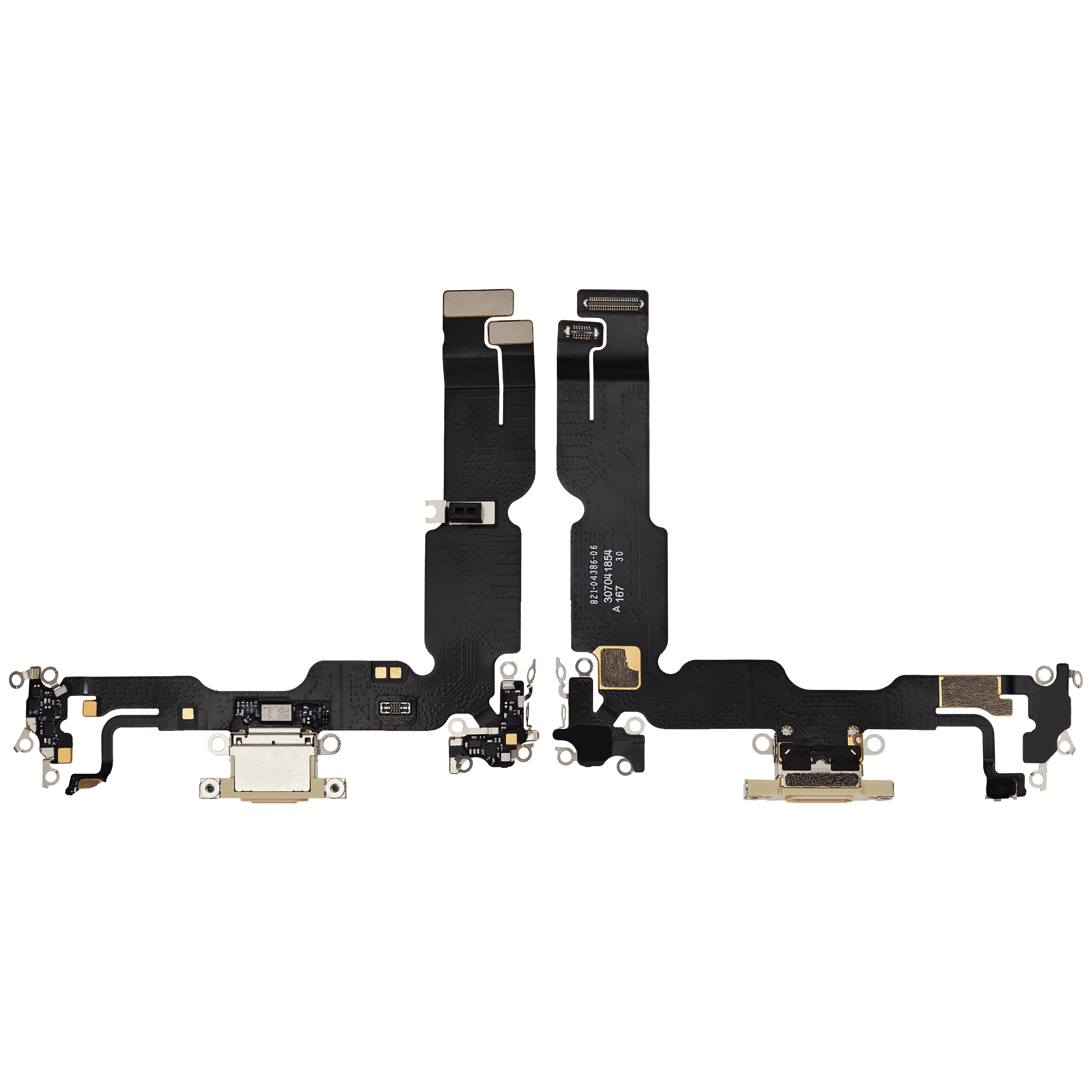Charging Port Flex Cable Compatible For iPhone 15 Plus (Premium) (Yellow)