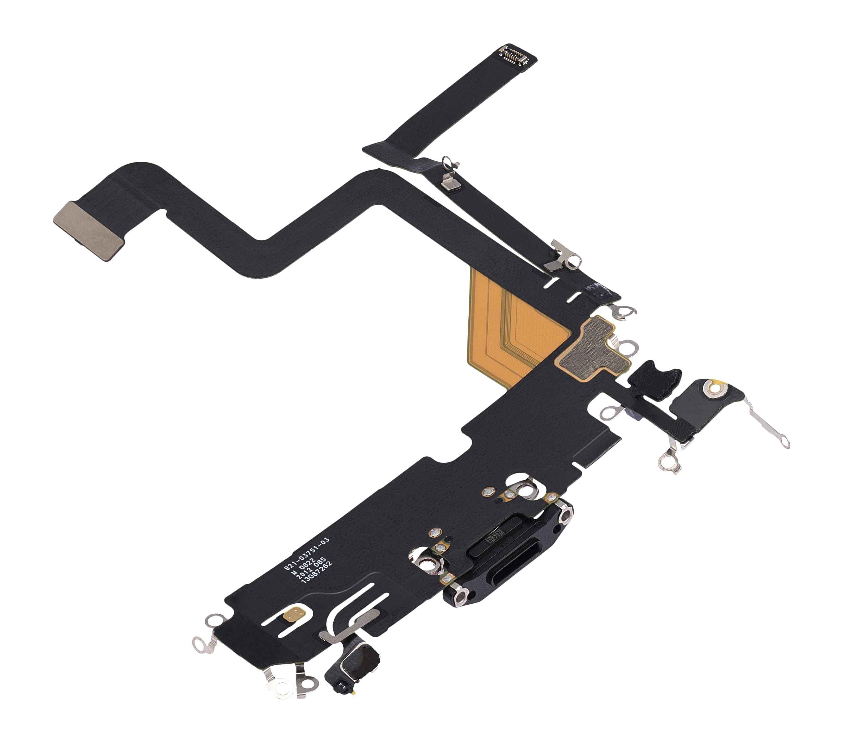 Charging Port Flex Cable Compatible For iPhone 14 Pro (Premium) (Space Black)