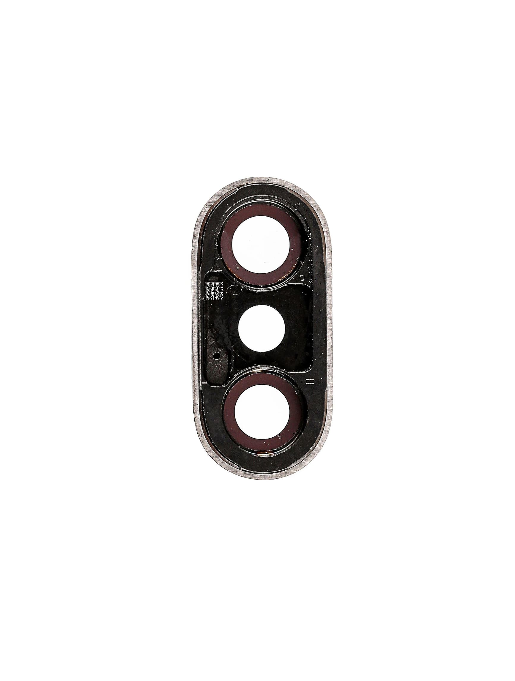 Back Camera Lens With Bracket & Bezel Compatible For iPhone X (Silver)