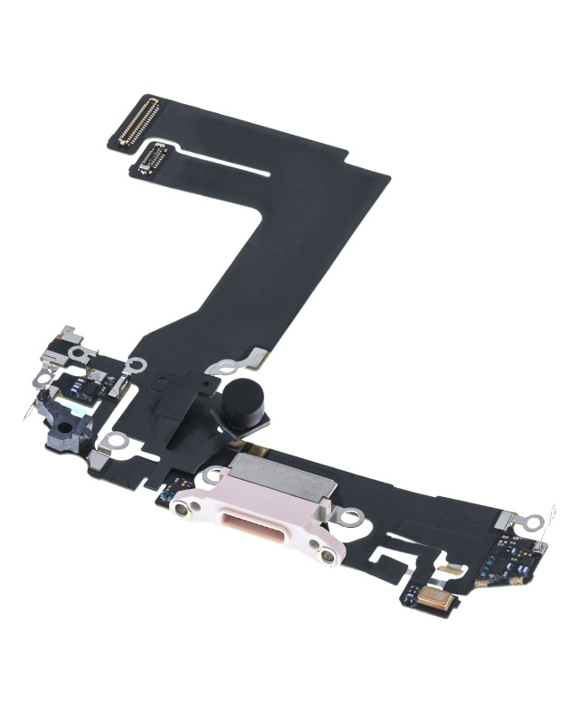 Charging Port Flex Cable Compatible For iPhone 13 Mini (Premium) (Pink)