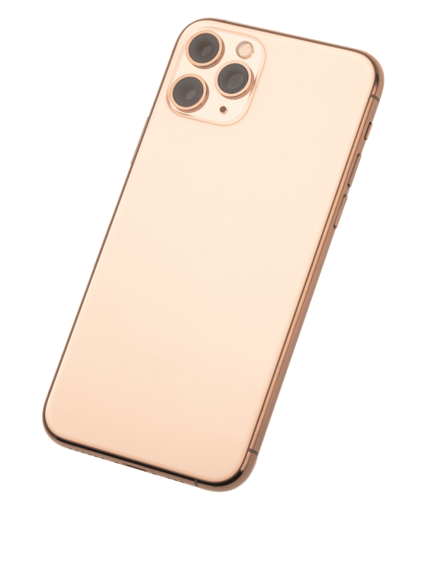Back Housing W/ Small Components Pre-Installed Compatible For iPhone 11 Pro (Used OEM Pull: Grade A) (Matte Gold)
