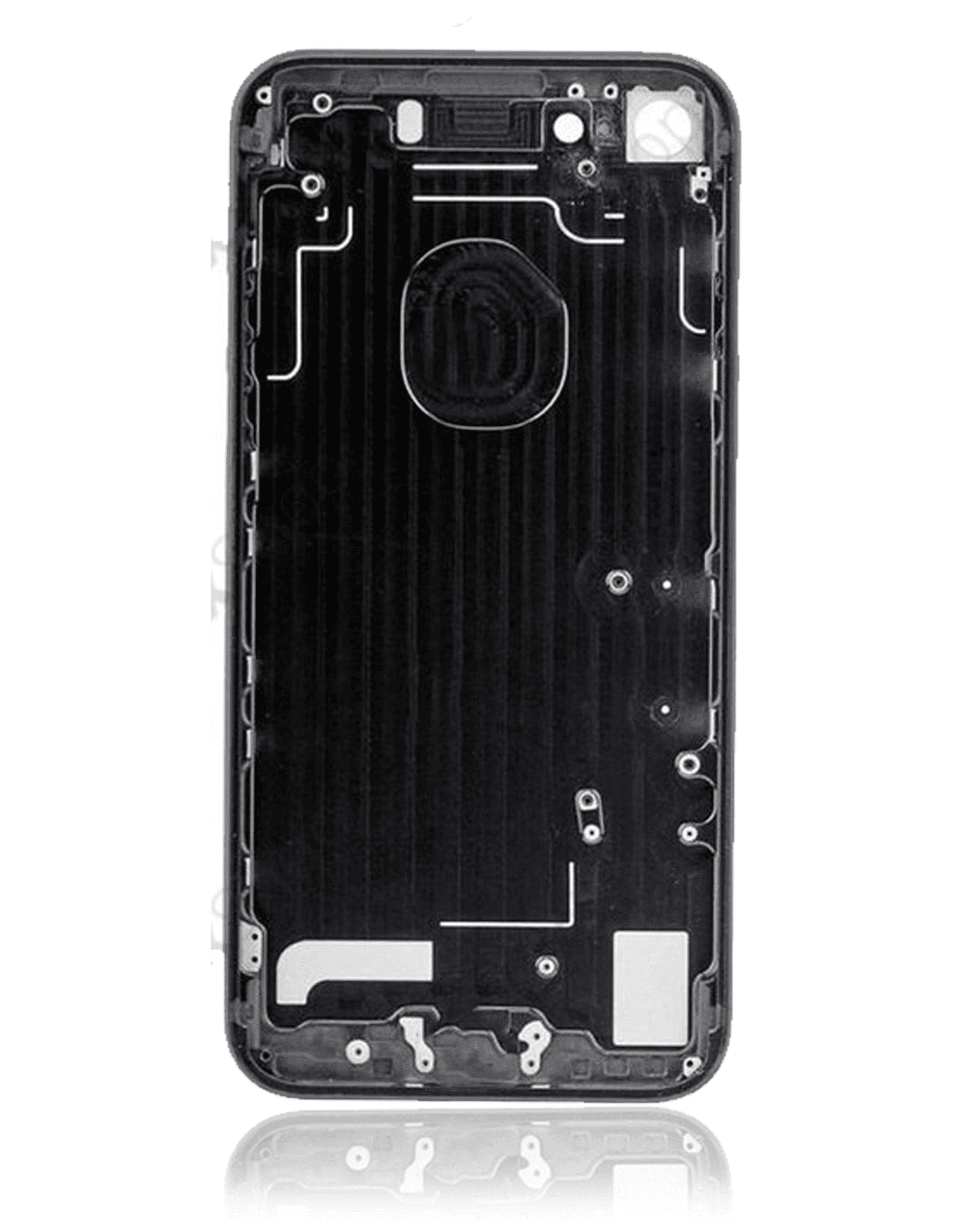Back Housing Without Small Part for iPhone 7 (Jet Black)