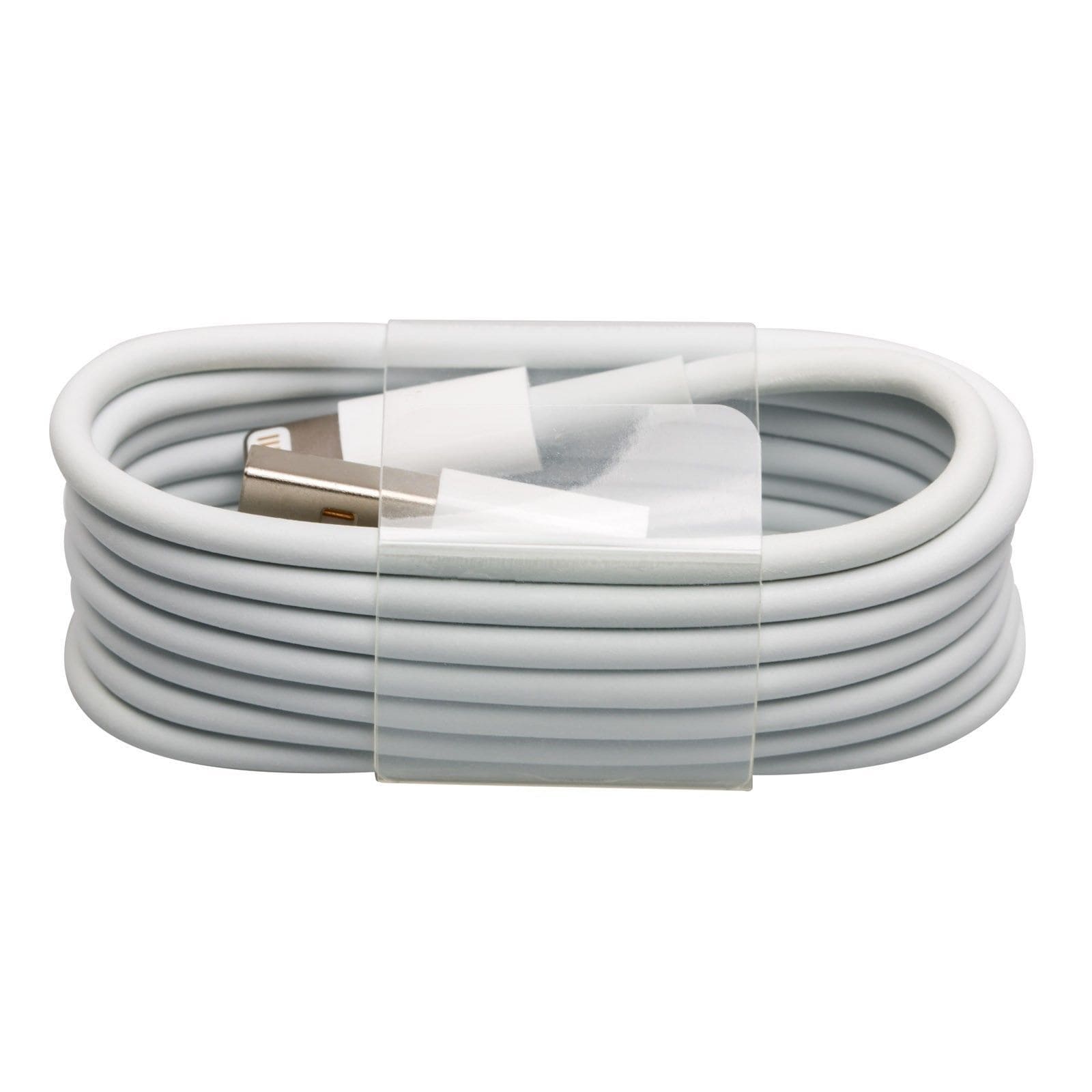 USB-A To Lightning Cable (3ft.) For iPhone / iPad / iPod (Used OEM Pull) (Bulk Pack) (50 Pack)